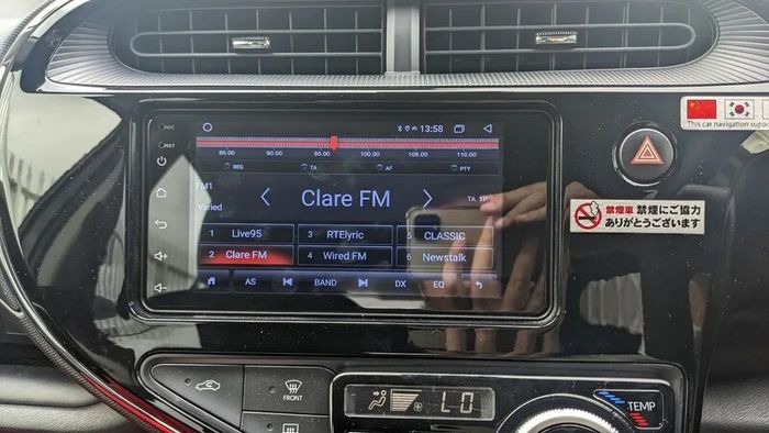Toyota Aqua 7" Android Auto CarPlay Radio