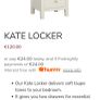Kate locker and chest of drawers taupe Image 5