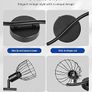 2 Way Spot Lights Ceiling, Adjustable Kitchen Light Fittings with E14 Socket, Matt Black Wire Cage Wall Spotlight Bar, Industrial Ceiling Light for Indoor Hallway Bedroom, Bulb Not Included Image 5