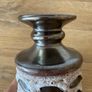 Mid century Strehla Keramik fat lava vase Image 2