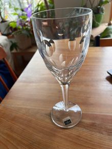 John Rocha- dot- Waterford crystal wine Goblet