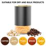 Kaffe Glass & Stainless Steel Coffee Storage Container - Round 12oz Image 5