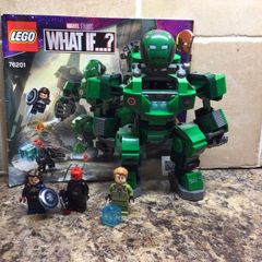 Marvel what if Lego captain carter & the hydra stomper & various captain Americas !!