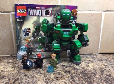 Marvel what if Lego captain carter & the hydra stomper & various captain Americas !!