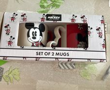 Disney Mickey and Minnie Mouse love Story Ceramic Mug set