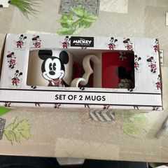 Disney Mickey and Minnie Mouse love Story Ceramic Mug set
