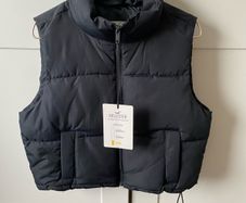 Hollister gilet black