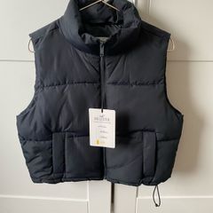 Hollister gilet black
