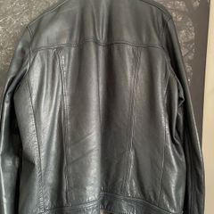 All saints men's leather jacket