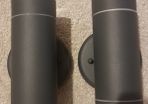 Up and down  light 22 euro each(including bulbs)6 available