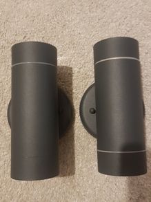Up and down  light 22 euro each(including bulbs)6 available
