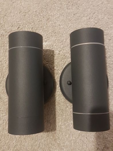 Up and down  light 22 euro each(including bulbs)6 available