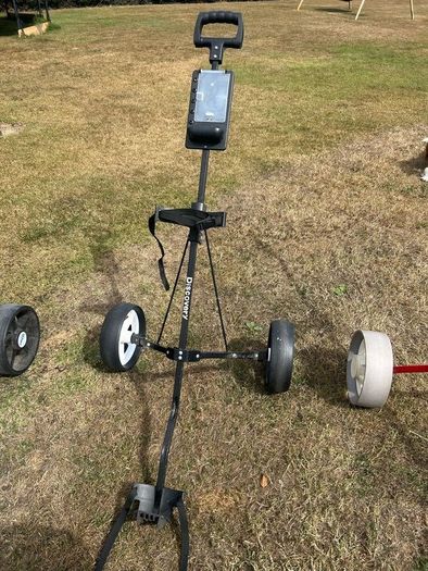 Electric golf trolley