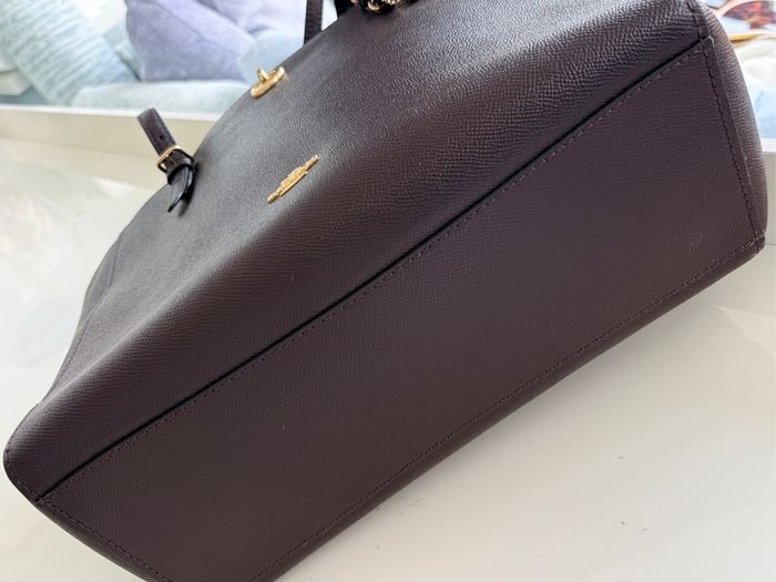Coach bag burgundy