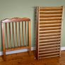 Large Wooden Baby Cot + Mattress | Great Condition Image 2