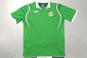 FREE POST 2008 Northern Ireland (L) Jersey Shirt  2009 Umbro Vintage Retro Soccer Football Irish Green Norn iron Large