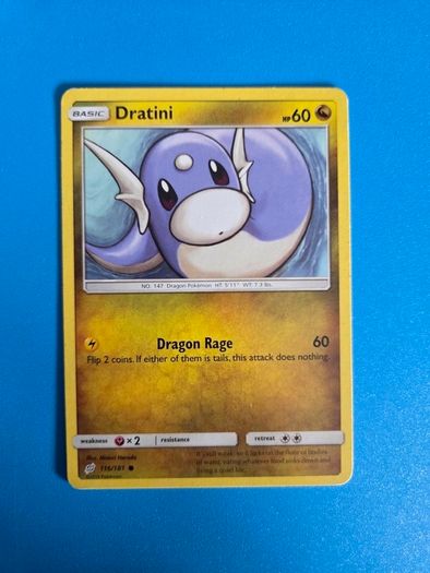 Dratini Pokemon Card (116/181) from Sun & Moon 2019