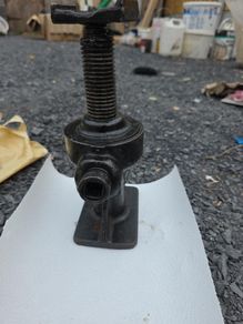 Vintage Shelley Tangye LJ263 2 Ton Screw Jack  Genuine Land Rover Series II,IIA,III