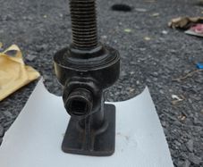 Vintage Shelley Tangye LJ263 2 Ton Screw Jack  Genuine Land Rover Series II,IIA,III