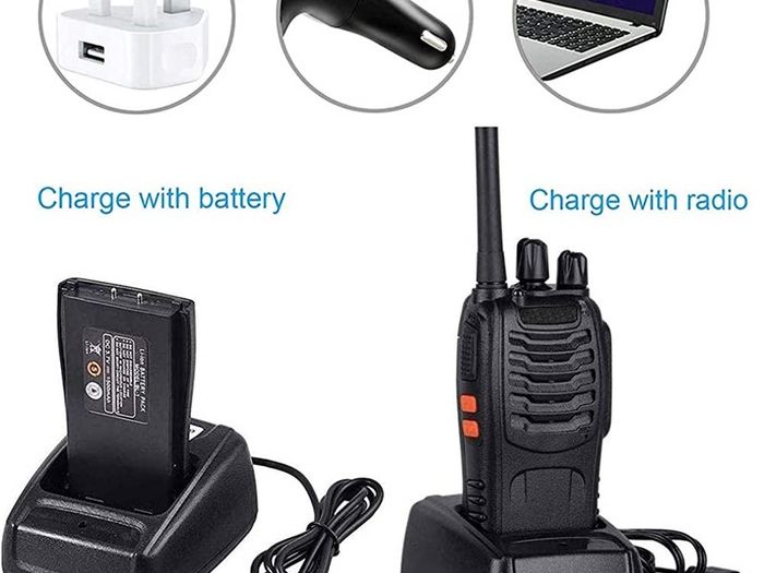 10pcs Two-Way Radio Walkie Talkies-Long Range Walkie Talkie 16CH Single Band LED Light Voice Prompt with Original Earpieces (FREE SHIPPING)