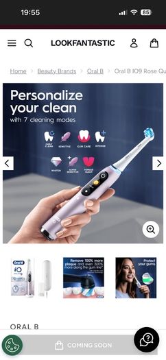 Oral-B iO9 Electric Toothbrush Brand New