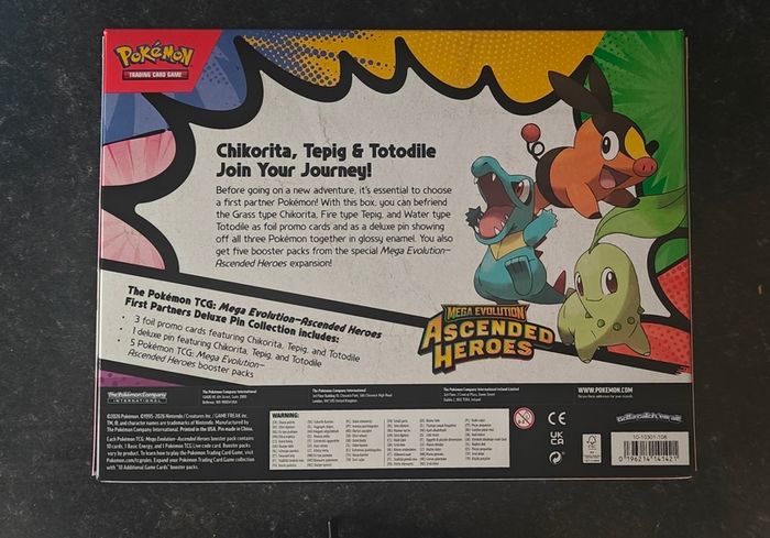 FREE Tracked Shipping. Pokemon Ascended Heroes First Partners Deluxe Pin Collection