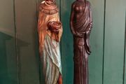 tall african  figures