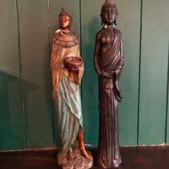 tall african  figures
