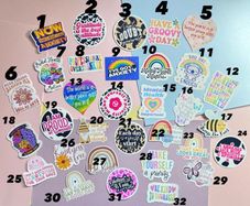 Mental health stickers