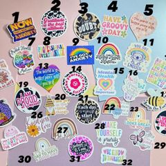 Mental health stickers