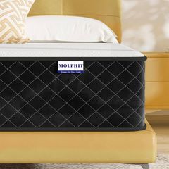 10 Inch Single Mattress Firmness H3 & H4, OEKO-TEX Certified Hybrid Single Bed Mattresses, 7-Zone Memory Foam Mattress with Pocket Sprung for Body Support & Pressure Relief - 90x190x25cm