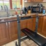 Weight Bench With Leg Developer Attachment, Ab Bench, Barbell, Dumbbell, 50kg Weights. Image 6