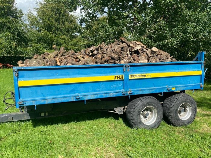 Trailer loads of hardwood firewood