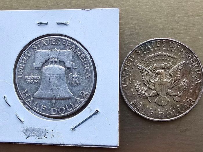 USA silver Half dollars