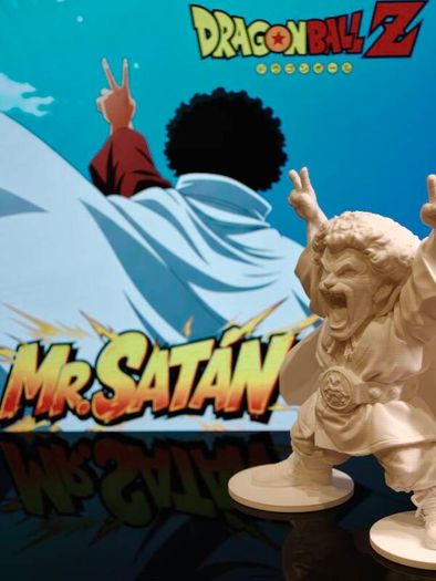 3D Printed Mr. Satan From Dragon Ball Z Figurine