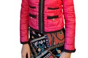 Juicy Couture "Sweet Raspberry" down-filled jacket