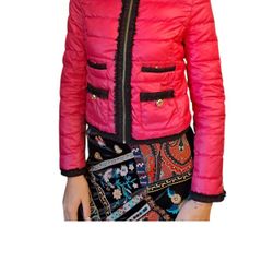 Juicy Couture "Sweet Raspberry" down-filled jacket