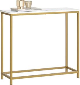 Console table Marble effect  black or gold