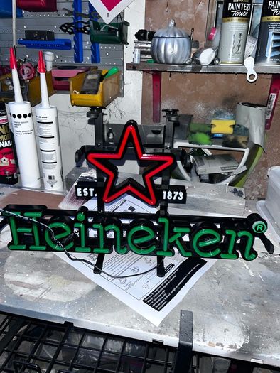 heineken neon sign