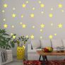 Star Wall Sticker, Star Wall Decal, 2 Size Star Wall Sticker, 100 stars sticker, Kids wall decoration, Nursery Decor, Baby room decal, Image 2
