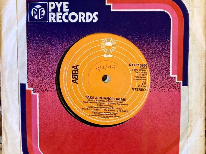 Classic 45 vinyl 1970s collection