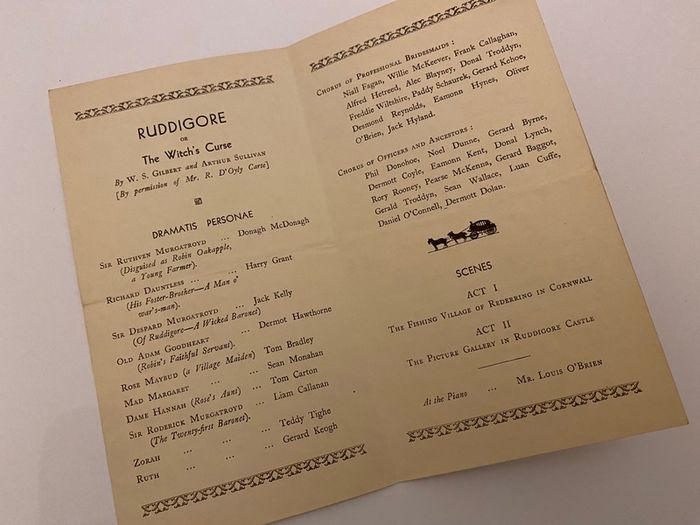 Belvedere College 1935 programme