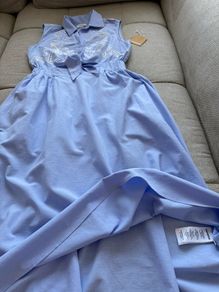 Sandro baby blue summer dress