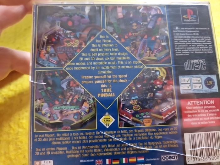 True Pinball PlayStation1 Ps1 PlayStation2 Ps2 games Original