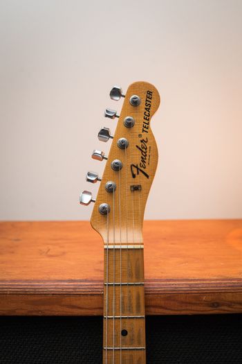 Fender Custom Shop Limited Edition 1965 HS Telecaster Custom -Heavy Relic- (Aged Candy Tangerine)