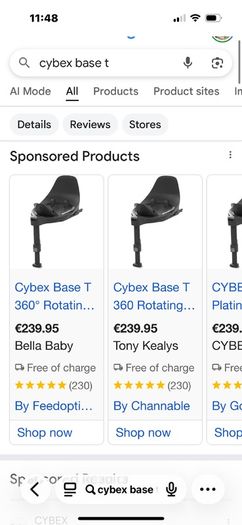 Cybex base T isofix 360
