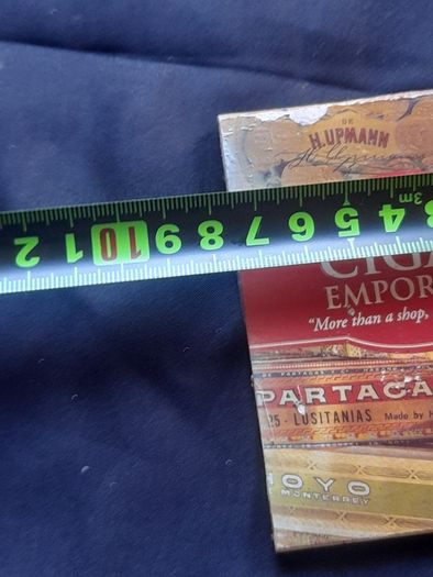 Old Packet of Matches from The Decent Cigar Emporium, a specialist cigar shop located on Grafton Street in Dublin, Ireland