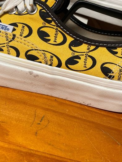 Vans OTW MoonEyes MoonEquipped Authentic 44 DX Anaheim Factory Yellow/Black UK6 EUR39