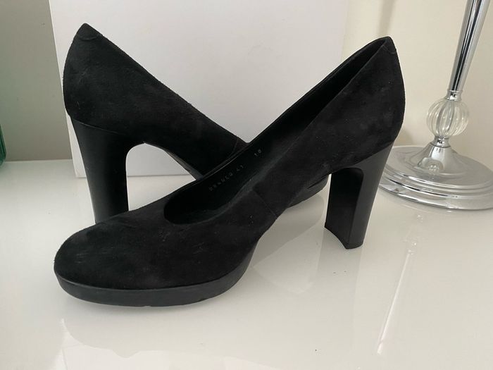 Geox Black Shoes Ladies Heels