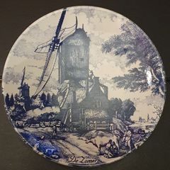 Original Blue Handmade 4 Seasons Plates